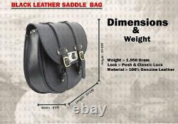 Leather Saddle Bag with Tank bag Combo Fit For Royal Enfield New Classic 350