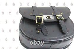 Leather Saddle Bag with Tank bag Combo Fit For Royal Enfield New Classic 350