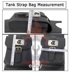 Leather Saddle Bag with Tank bag Combo Fit For Royal Enfield New Classic 350