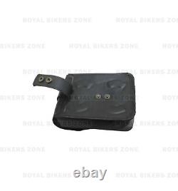 Magnetic Genuine Leather Black Tank Bag Fit For All Type Of Motorcycle