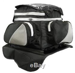 Magnetic Motorcycle Tank Bag With Map Window On Top Heavy Duty Magnets New