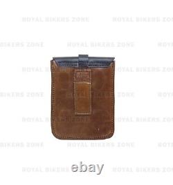 Magnetic Universal Genuine Leather Tank Bag Fit For Royal Enfield Motorcycle