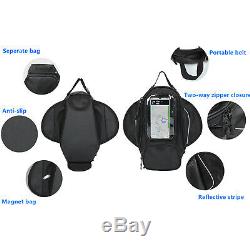 Motorcycle 4 Magnetic Oil Fuel Tank Bag Motorbike Luggage Saddle Bag Waterproof