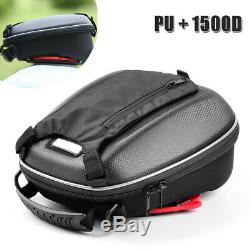 Motorcycle Buckle Fuel Tank Bag Hard Shell Waterproof Shoulder Backpack Luggage