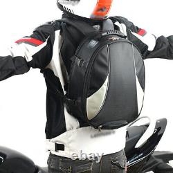 Motorcycle Helmet Bag Tail Bag Rear Seat Fuel Tank Pack Backpack Crossbody