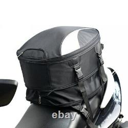 Motorcycle Helmet Pack Tail Bag Rear Seat Fuel Tank Bag Backpack Crossbody