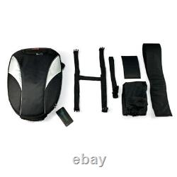 Motorcycle Helmet Pack Tail Bag Rear Seat Fuel Tank Bag Rider Backpack Crossbody