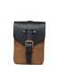 Motorcycle Leather Tank Pouch Magnetic Mounting For Royal Enfield -tobacco Brown