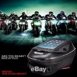 Motorcycle Oil Tank Gas Cap Bag For Kawasaki ER-6N/ER-6F 650 2005-2015 Versys650