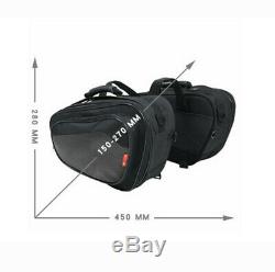 Motorcycle Rear Saddle Bag Luggage Pannier Helmet Tank Bag Great Capacity 36-58L
