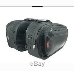 Motorcycle Rear Saddle Bag Luggage Pannier Helmet Tank Bag Great Capacity 36-58L