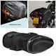 Motorcycle Saddle Bags Helmet Tank Bag Withbands Rain Cover Carbon Fiber Surface