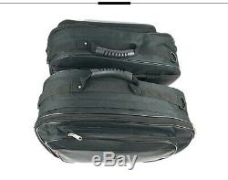 Motorcycle Saddle Bags Luggage Pannier Waterproof Helmet Tank Bags + Rain Cover