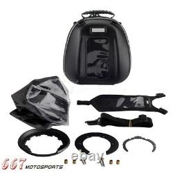 Motorcycle Saddle Tank Bag GPS Phone Luggage For Kawasaki NINJA 250R Z 250 300