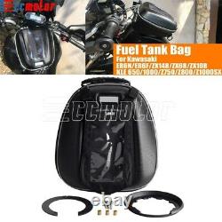 Motorcycle Saddle Tank Bag for Kawasaki Ninja ZX-6R ZX-10R 06-18 Z800 Z1000 ER6F