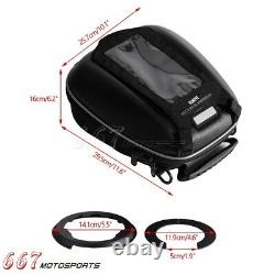 Motorcycle Saddle Tank Bags withRing Mount For SUZUKI GSX-R 600 750 1000 2006-2021