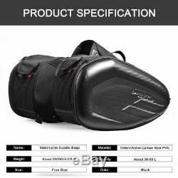 Motorcycle Saddlebag Oil Tank Bag Waterproof Motorbike Travel Luggage Tail Bag