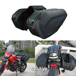 Motorcycle Saddlebags Waterproof Tank Bag Tail Bag Travel Luggage Pannier Black