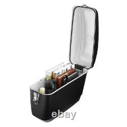 Motorcycle Side Box Luggage Tank Hard Case Saddle Bag Universal Matte Black