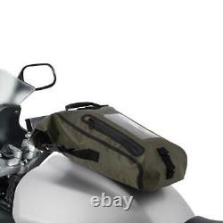 Motorcycle Tank Bag Oxford Aqua M8 Waterproof Roll Top khaki / Black
