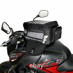 Motorcycle Tank Bag Oxford F1 35L Magnetic Waterproof Luggage Black