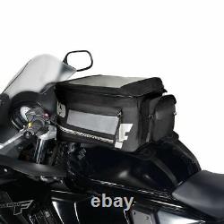 Motorcycle Tank Bag Oxford F1 Strap on tank bag Luggage 18 Litre Black