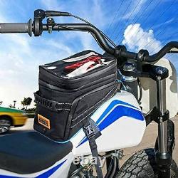 Motorcycle Tank Bags, Waterproof Tank Storage Bag with Transparent Phone pocket