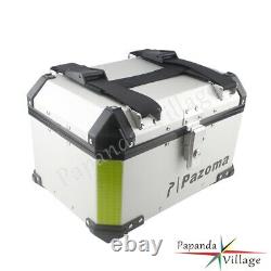 Motorcycle Universal Aluminum Alloy Rear Luggage Box Tail Trunk Top Case For BMW