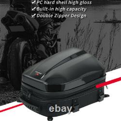 Motorcycle Universal Rear Seat Bag Helmet Storage Bag Waterproof Tail Tank Bag