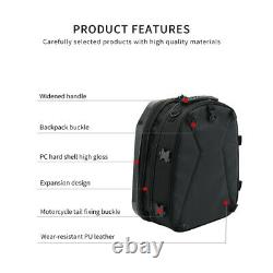 Motorcycle Waterproof Tail Tank Bag Rear Seat Pack Saddle Helmet Storage Bag