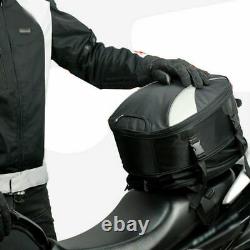 Multi-function Motorcycle Tail Rear Seat Fuel Tank Bag Helmet Backpack Crossbody