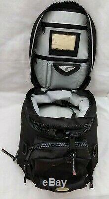 NEW MARSEE Motorcycle 20L Magnetic Tank Bag / Black / Expandable / Tear Drop