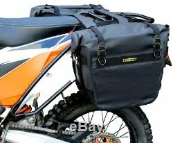 Nelson Rigg NEW SE-3050 Black Deluxe Adventure Dry Motorcycle Touring Saddlebags