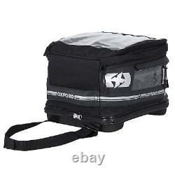 New OXFORD F1 LUGGAGE Q18 QUICK RELEASE TANK BAG BLK OXOL449
