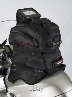 New Tourmaster Elite 3 in 1 Strap Mount Tank Bag Back Pack Rain Cover GPS