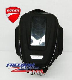 OEM DUCATI MULTISTRADA V4 EXPANDABLE TANK BAG With TANK-LOCK FASTENER 96781671A