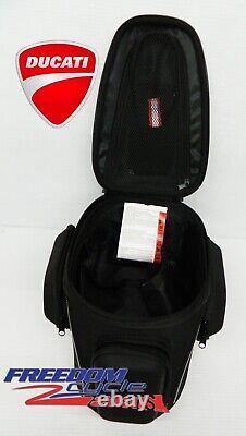 OEM DUCATI MULTISTRADA V4 EXPANDABLE TANK BAG With TANK-LOCK FASTENER 96781671A