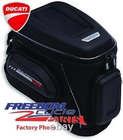 OEM DUCATI MULTISTRADA V4 EXPANDABLE TANK BAG With TANK-LOCK FASTENER 96781671A