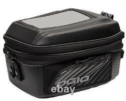 OGIO M2 Expandable 8-12 Liter Black Motorcycle Tank Bag (803011)