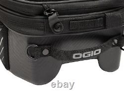 OGIO M2 Expandable 8-12 Liter Black Motorcycle Tank Bag (803011)