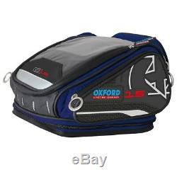 OXFORD X15 QR Tankbag Blue Lifetime Motorcycle Luggage 15L OL228