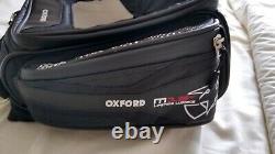 Oxford Luggage Motorcycle Motorbike M15R Magnetic Tank Bag Black 15 Litre