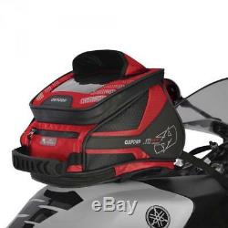 Oxford OL256 M4R Magnetic Motorcycle Tank and Tail Bag Red 4 Litres