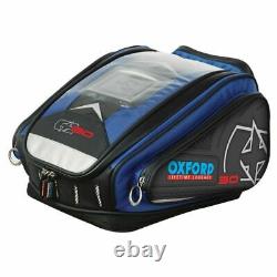 Oxford OL268 X30 QR Motorcycle Tankbag Blue