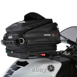 Oxford Q15R Lifetime Quick Release Motorcycle Tank Bag Motorbike Luggage Black