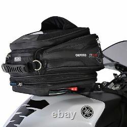 Oxford Q15R Quick Release Lightweight Waterproof Motorcycle Bike Tank Bag Blk
