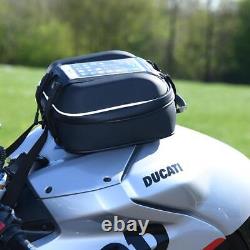 Oxford S-Series M4s Semi Rigid Motorcycle Motorbike Tank Bag Black