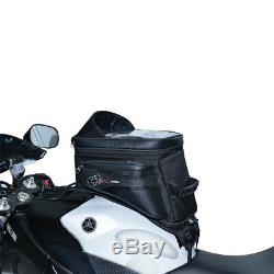 Oxford S20R Black Motorcycle Motorbike Lightweight Adventure Strap On Tank Bag
