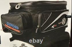 Oxford X40 Lifetime Motorcycle Magnetic Tank Bag 40L Black