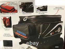 Oxford X40 Lifetime Motorcycle Magnetic Tank Bag 40L Black